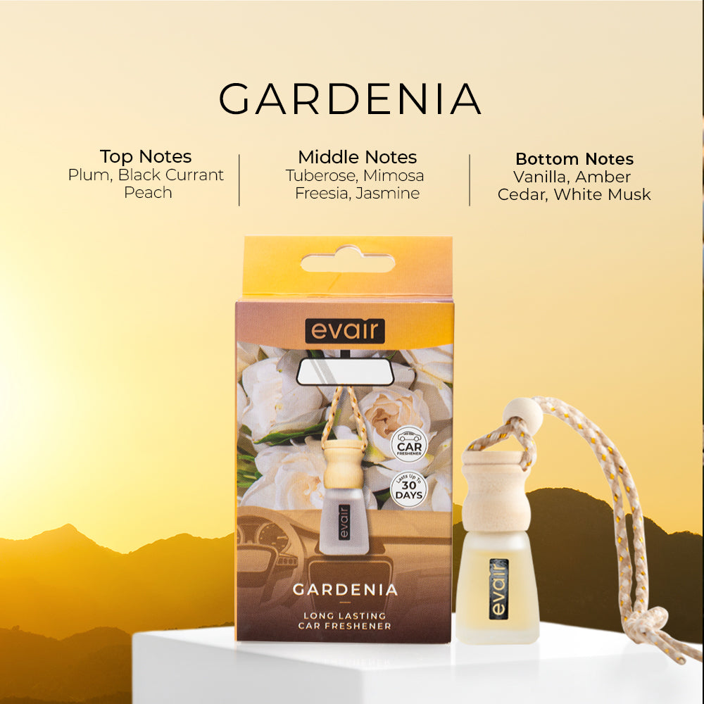 EVAIR Hanging Car Air Freshener | 5 ml | made with 100% Essential Oils