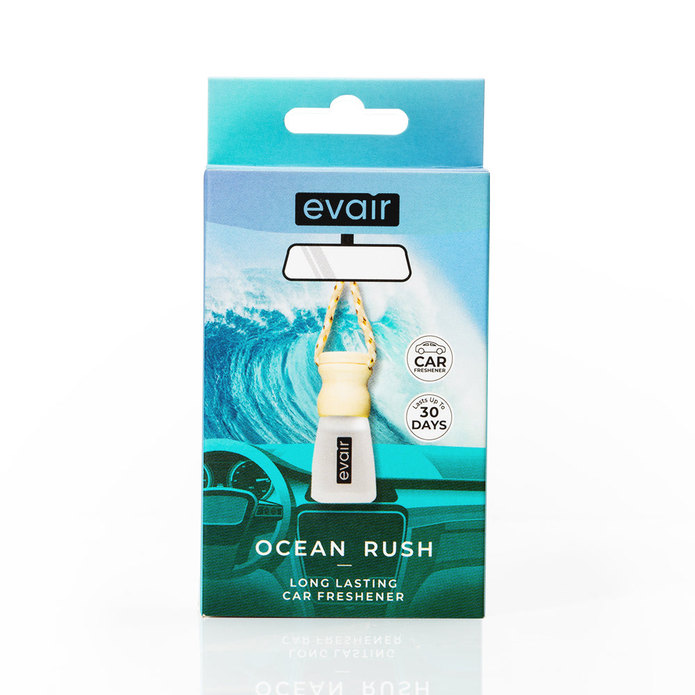 EVAIR Hanging Car Air Freshener | made with 100% Essential Oils| Premium Collection