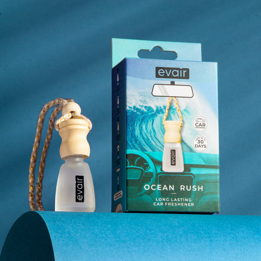 EVAIR Hanging Car Air Freshener | made with 100% Essential Oils| Premium Collection