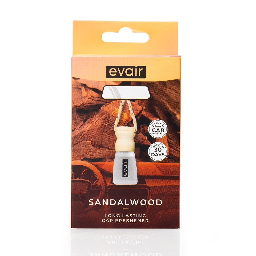 EVAIR Hanging Car Air Freshener | made with 100% Essential Oils| Premium Collection