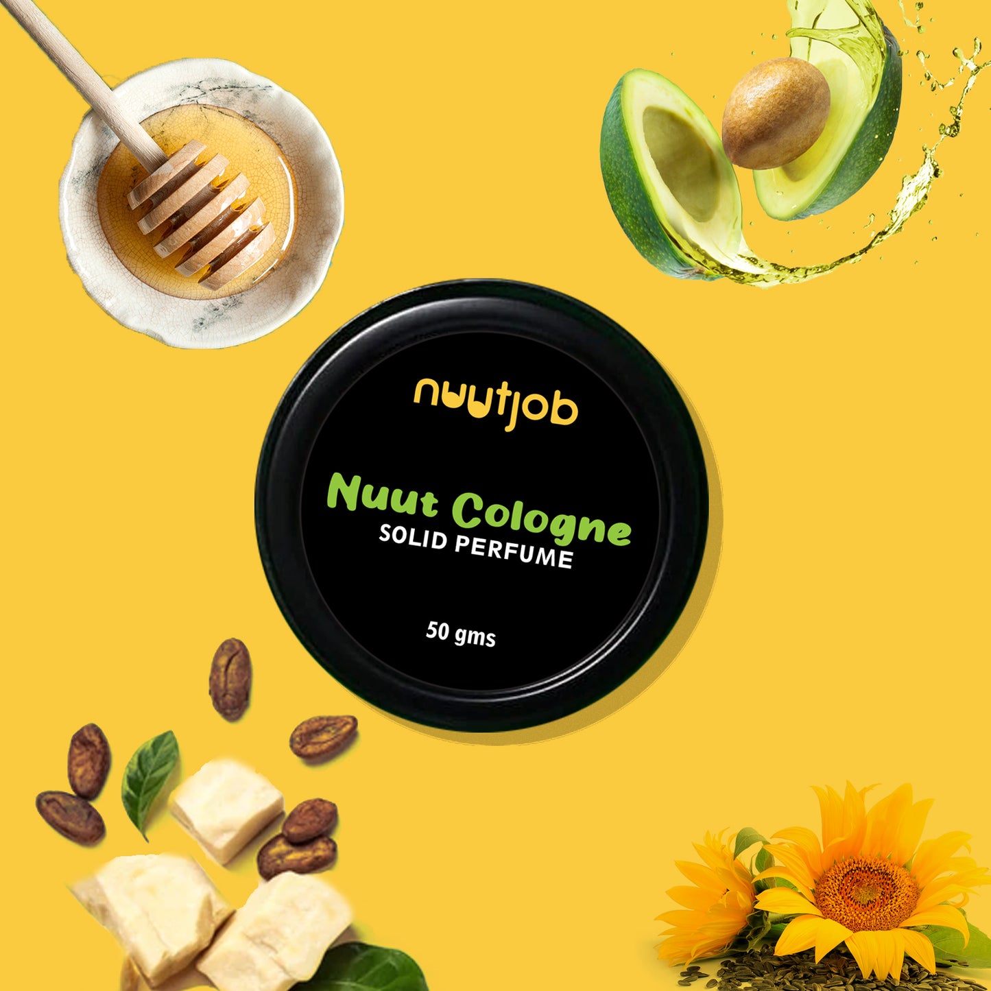 Buy Now Nuut Cologne Solid Perfume (50 gm) Online | Everest Health and Nutrition