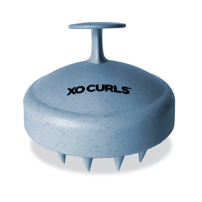Scalp massaging shampoo brush - Blue