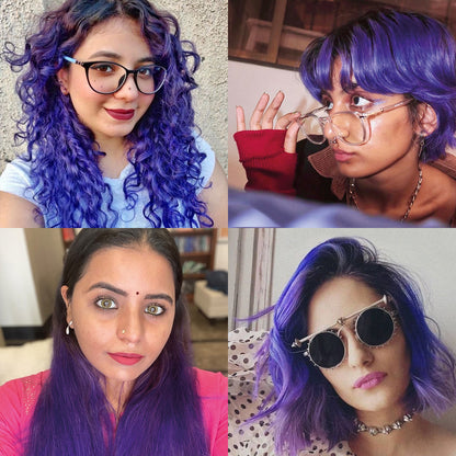 Buy Now Crinkle Violet Semi Permanent Hair Color Online