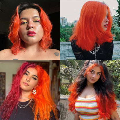 Buy Now Raggiana Orange Classic Collection Semi Permanent Hair Color Jar Online