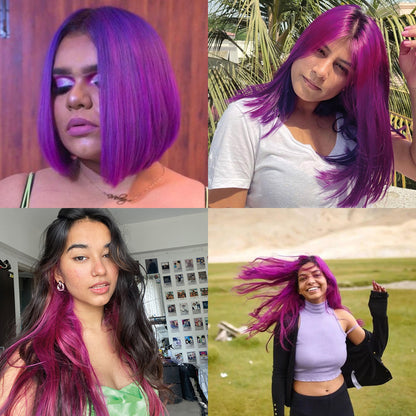 Buy Now Comrii Purple Semi Permanent Hair Color Online