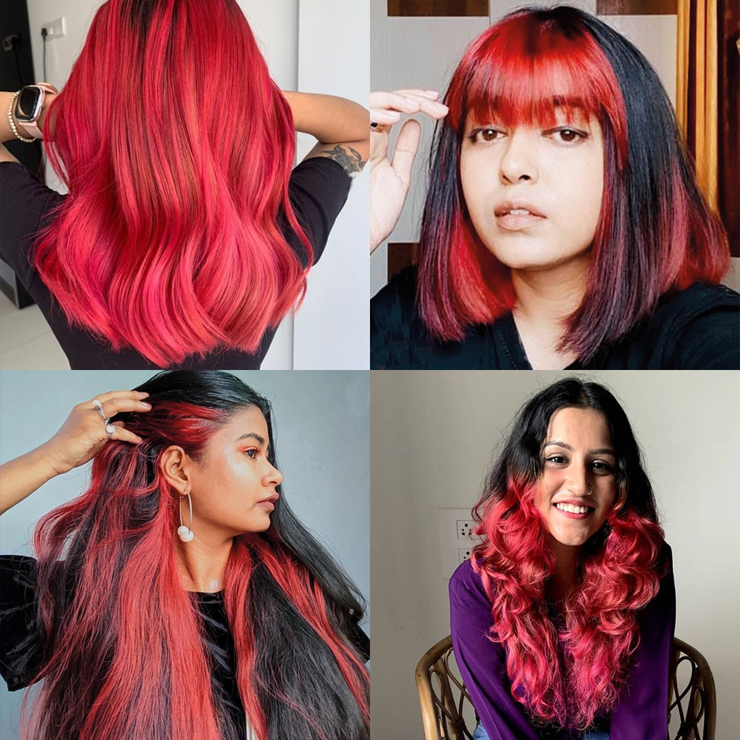 Rubra Red Classic Collection Semi Permanent Hair Color Jar