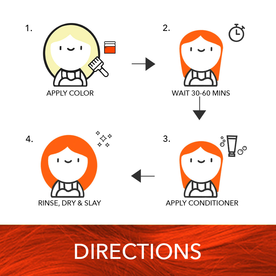 Buy Now Raggiana Orange Classic Collection Semi Permanent Hair Color Jar Online