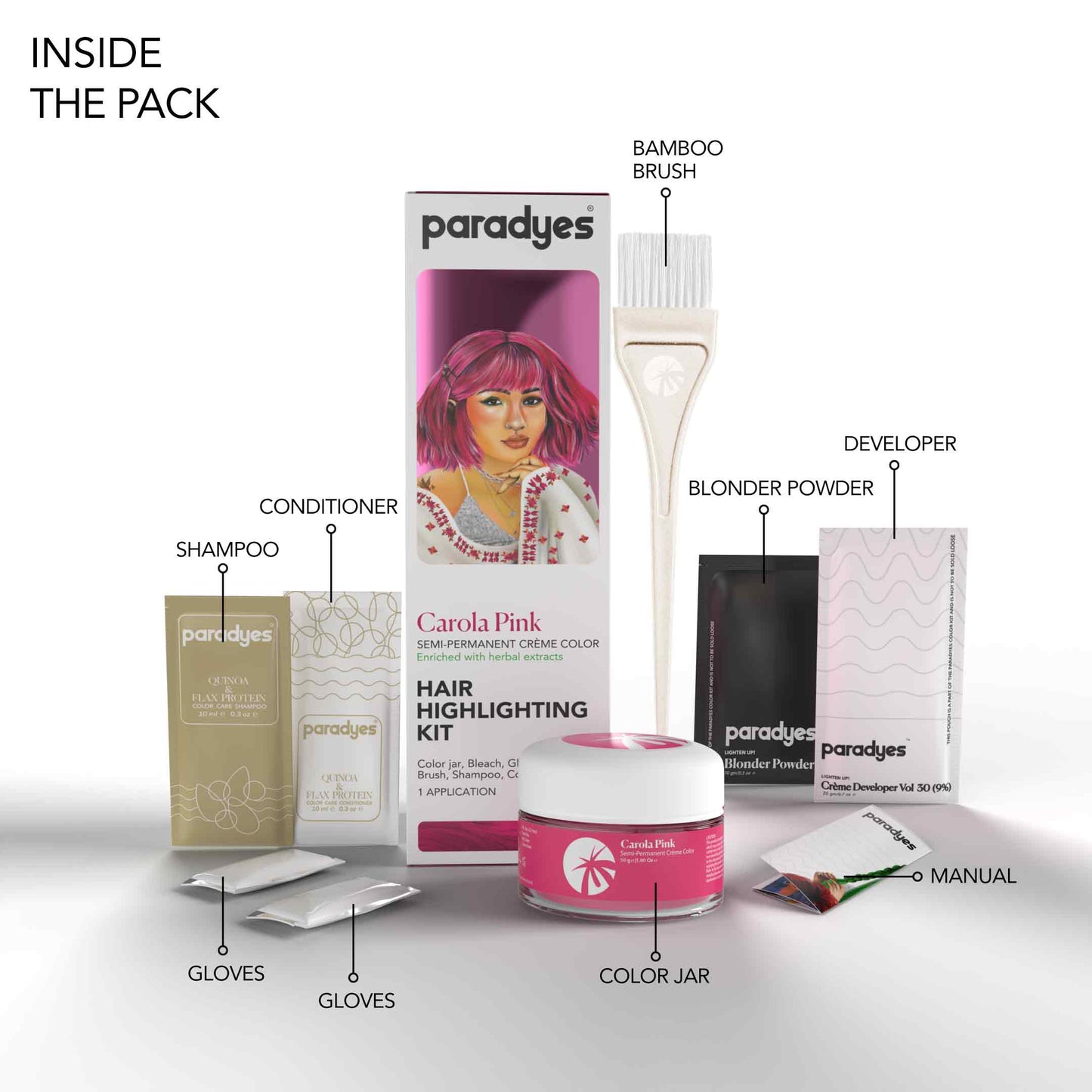 Buy Now Carola Pink Highlighting Kit Online