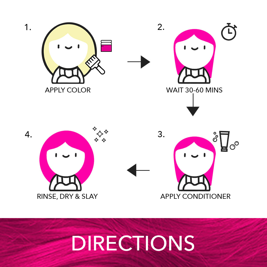 Buy Now Carola Pink Semi Permanent Hair Color Online