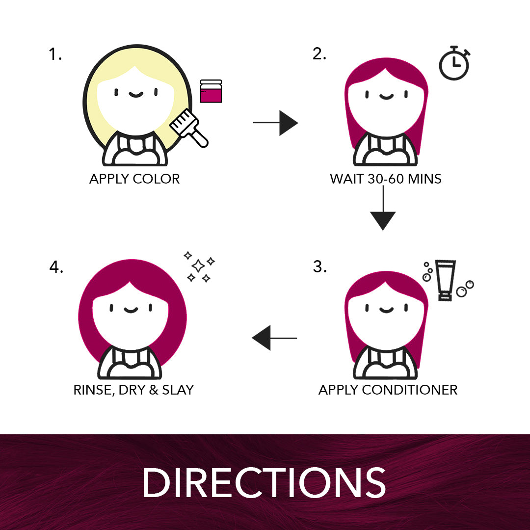 Ruby Wine Jewel Collection Semi Permanent Hair Color