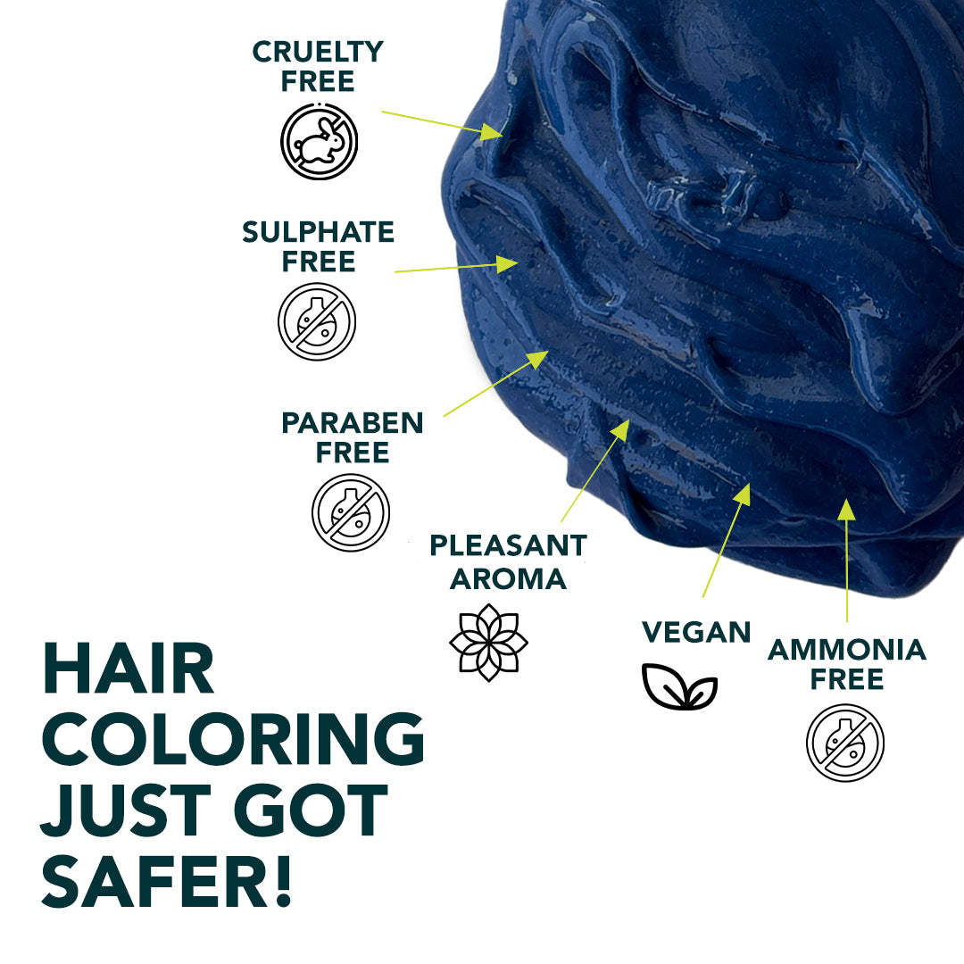 Sapphire Navy Jewel Collection Semi Permanent Hair Color