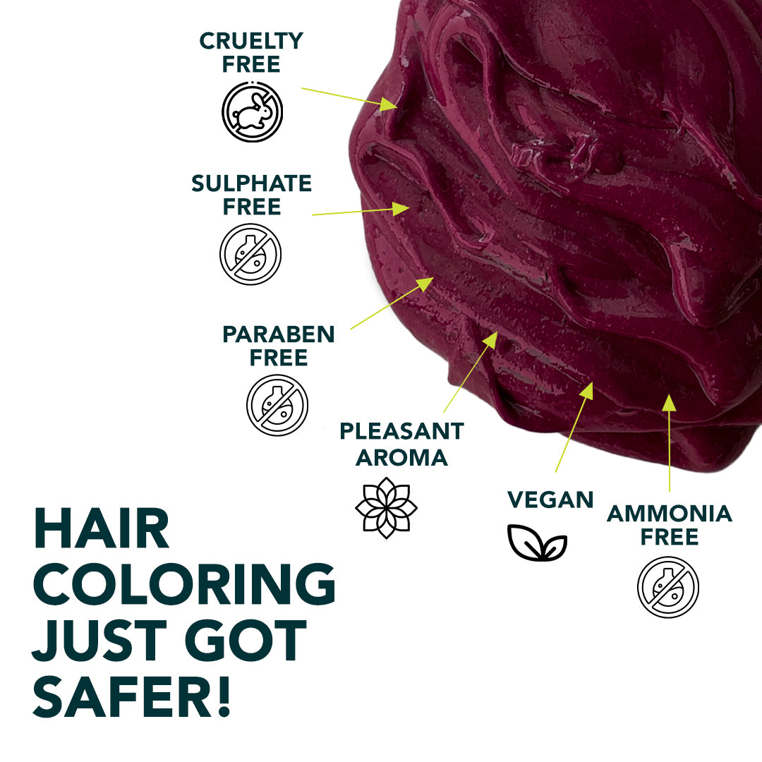 Ruby Wine Jewel Collection Semi Permanent Hair Color