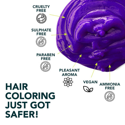 Buy Now Crinkle Violet Semi Permanent Hair Color Online