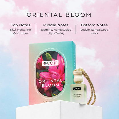 Different Notes of Evairs Oriental Bloom Long Lasting Car Perfume