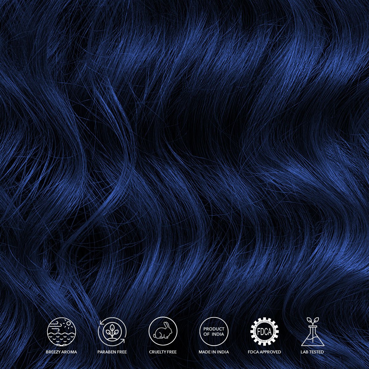 Sapphire Navy Jewel Collection Semi Permanent Hair Color