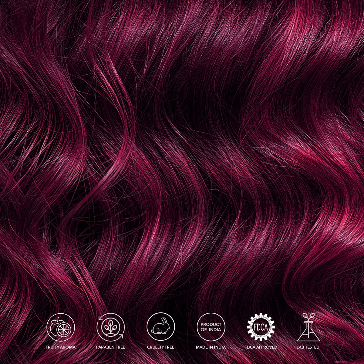 Ruby Wine Jewel Collection Semi Permanent Hair Color