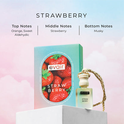 Different Notes of Evairs Strawberry Car Perfume