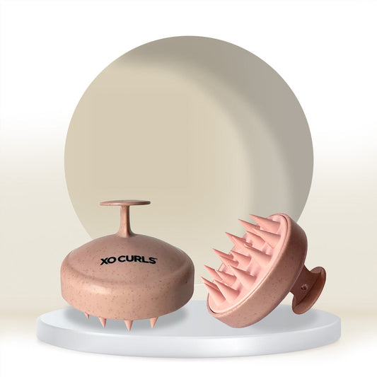 Scalp massaging shampoo brush -Pink