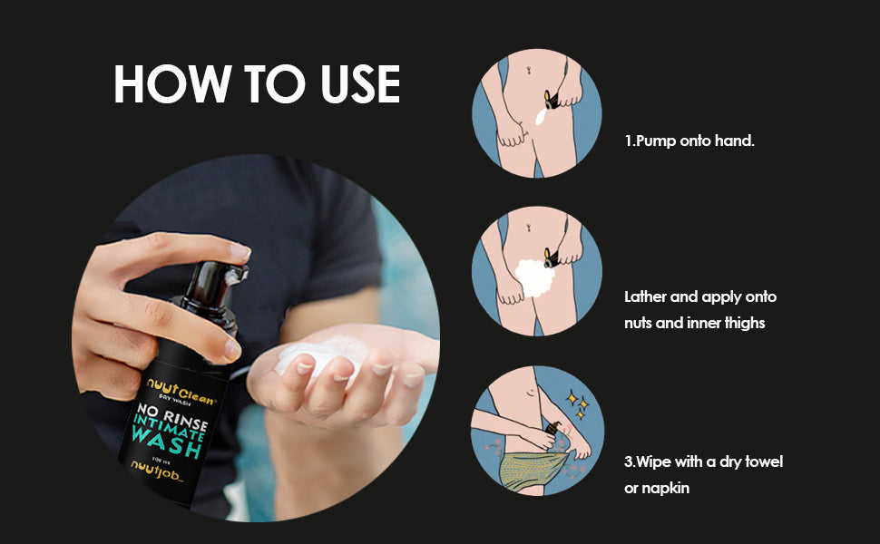 Nuutclean Dry Wash - Rinse Free Formula to refresh your skin in the jiffy (100 ml)