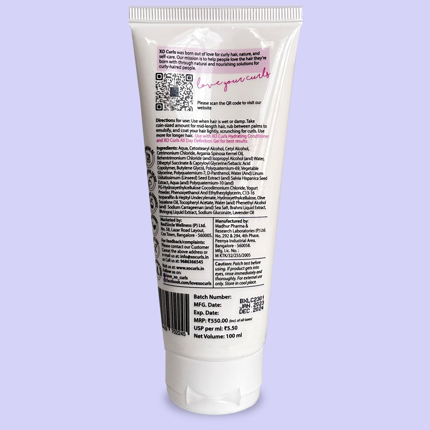 XO Curls Leave-in Conditioner