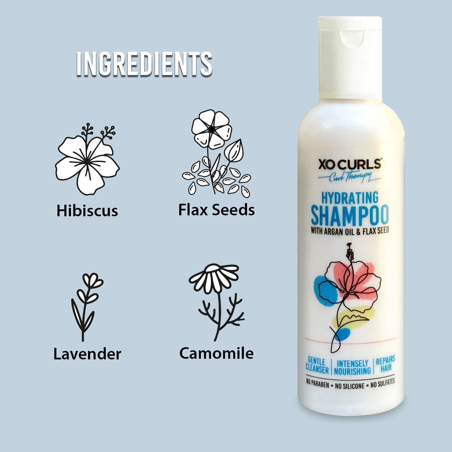 XO Curls Hydrating Shampoo