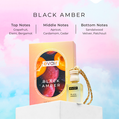 Different Notes of Evairs Amber Car Air Freshener