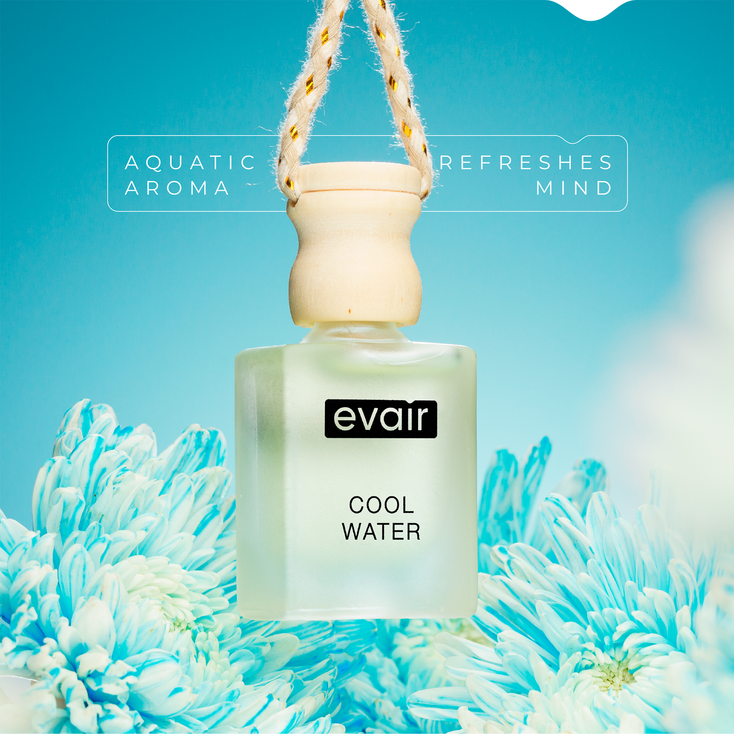 Evair Cool Water Car Freshener, Pack of 1