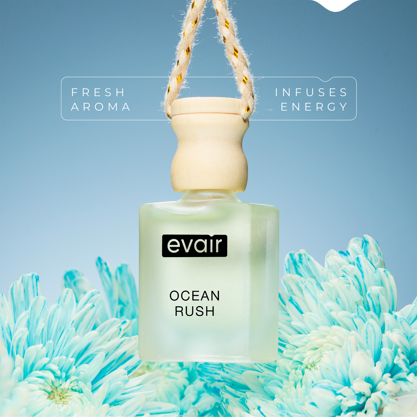 Evair Ocean Rush Car Freshener, Pack of 1