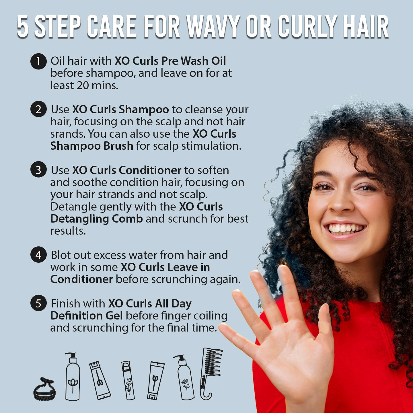 6 Piece combo for complete hair care