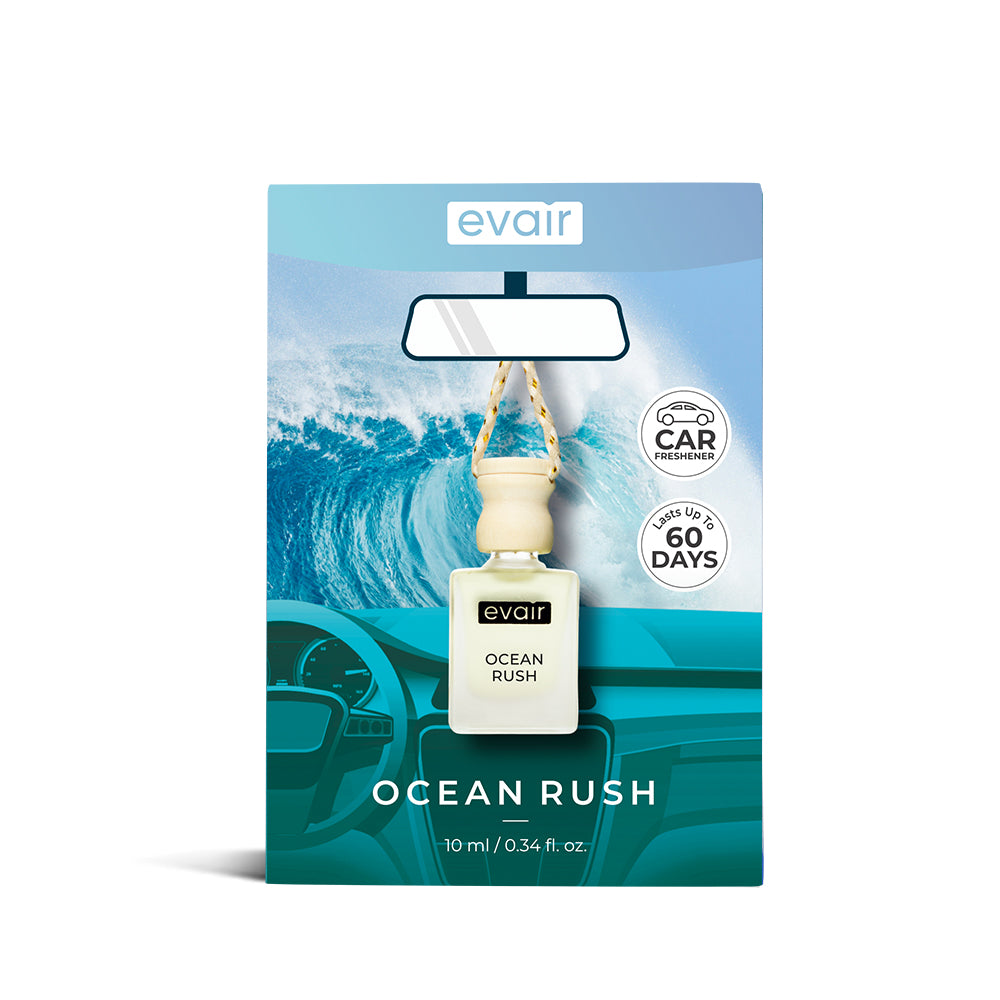 Evair Ocean Rush Car Freshener, Pack of 1