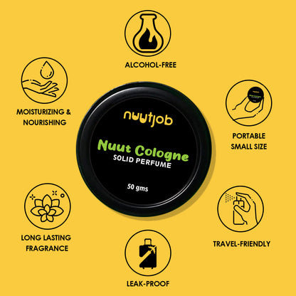 Buy Now Nuut Cologne Solid Perfume (50 gm) Online | Everest Health and Nutrition
